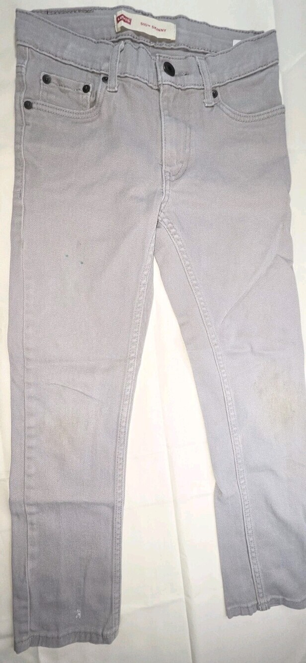 Levi's 510 Skinny Jeans Women 25x25 Light Gray Wash Stretch Denim  Sku 168